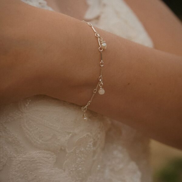 Parel-armband-zilver