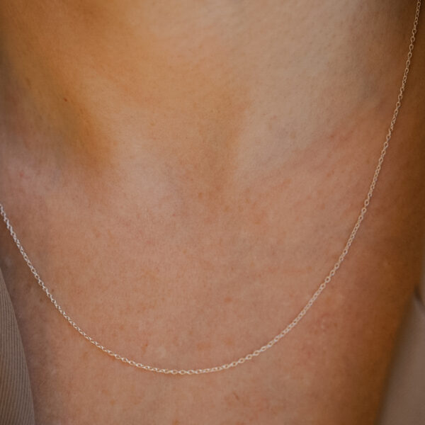 Standaard-kettting-Zilver