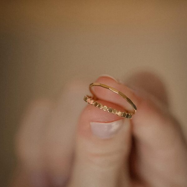 goud ring bolletje