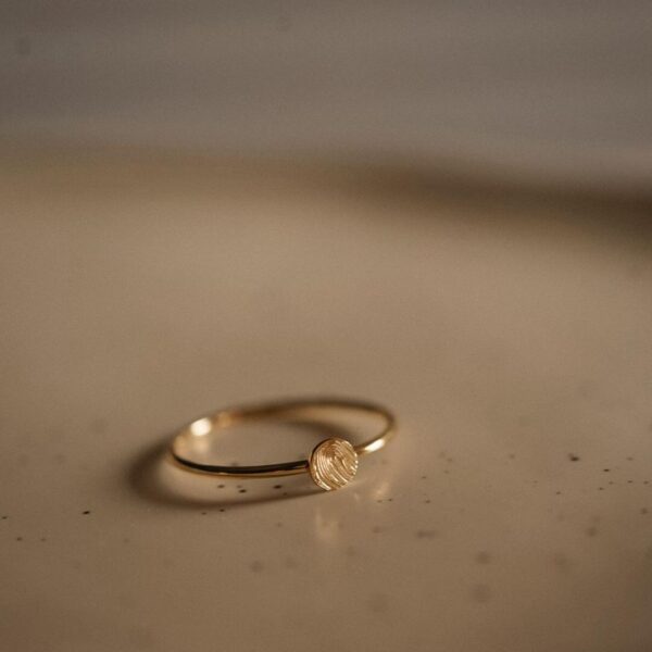 Vingerafdruk ring